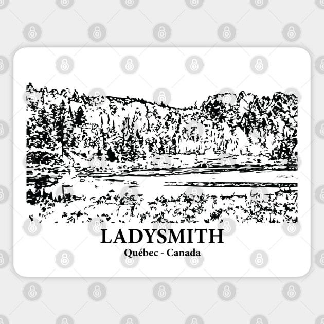 Ladysmith - Québec Magnet by Lakeric